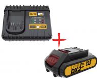 Комплект АКБ + Зарядний пристрій CAT 18,0V + 2,0Ah DXB2-C4